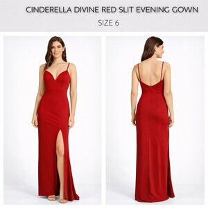 Cinderella Red Evening Gown